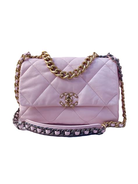 chanel c19 pink|chanel 19.55 bag.